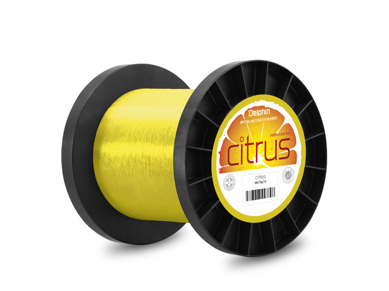 Vlasec Delphin CITRUS / žltý 0,35mm 19lbs 15000m
