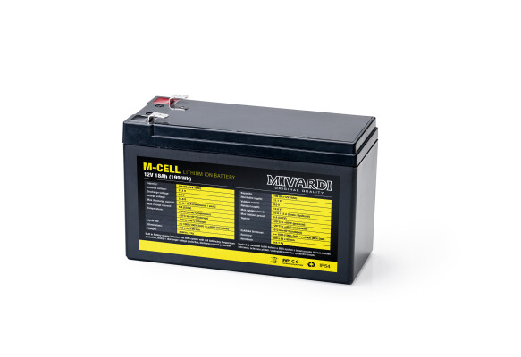Lithiová bateria M-CELL M-CELL 12V 18Ah + 5A nabíjačka