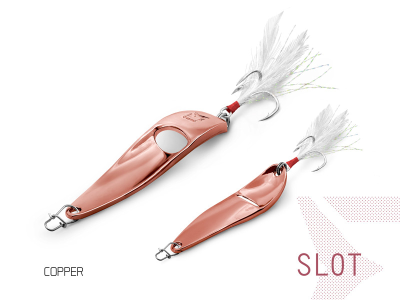 Plandavka Delphin SLOT 15g COPPER hook #4