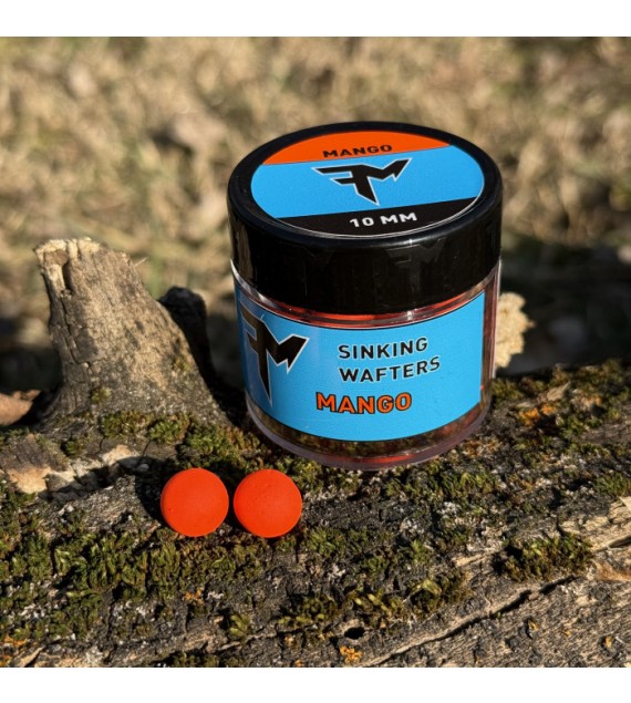 Boilies Feedermánia NEW Sinking Wafters Two Tone  MANGO 10mm