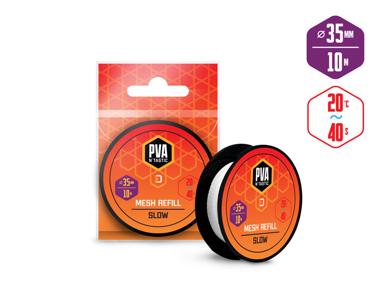 Pančucha náhradná Delphin PVA n´tastic 10m - 35mm široká  Pomaly rozpustná