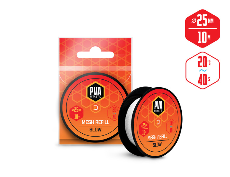 Pančucha náhradná Delphin PVA n´tastic 10m - 25mm úzka  Pomaly rozpustná