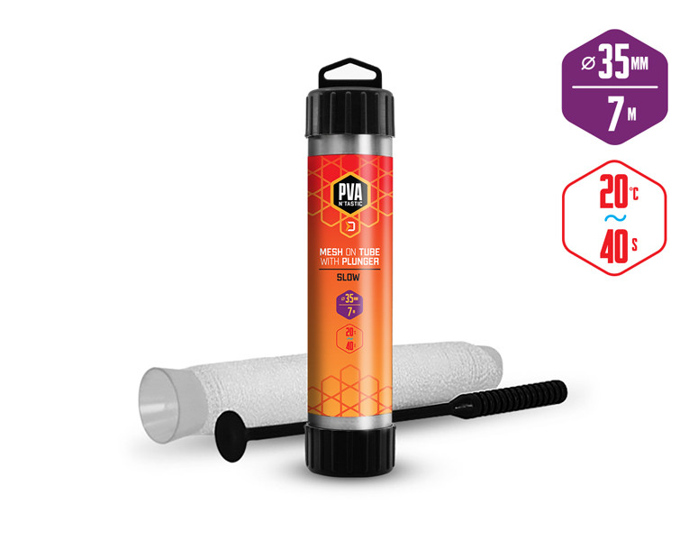 Pančucha Delphin PVA n´tastic TUBA+TĹK 7m  35mm široká  Pomaly rozpustná