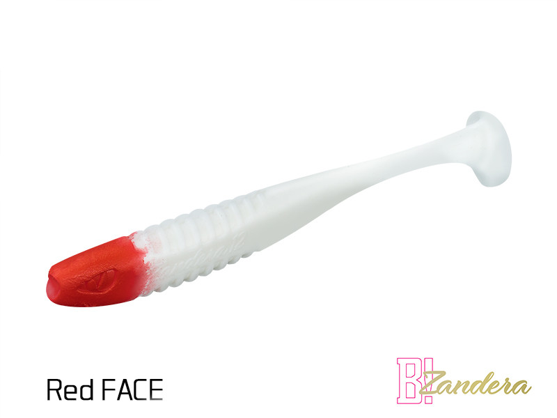 Umelá nástraha Delphin ZANDERA UVs / 5ks 10cm/RedFACE