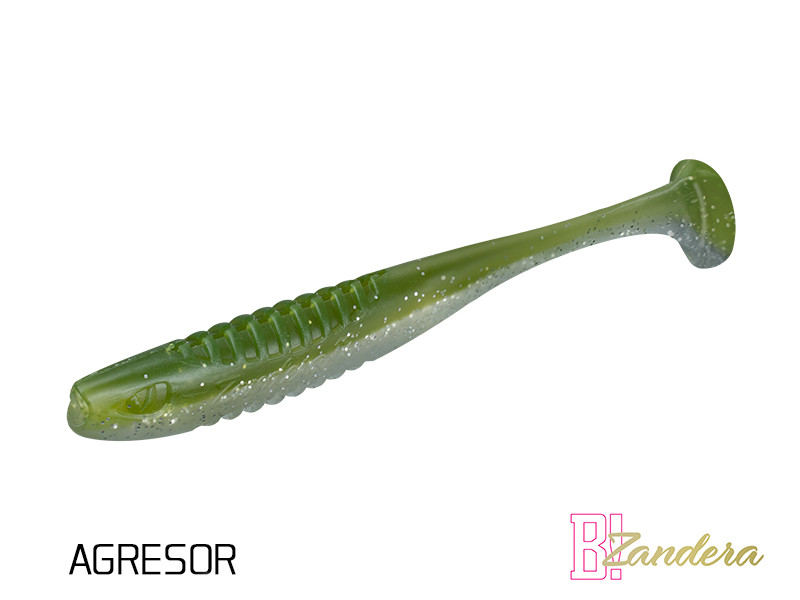 Umelá nástraha Delphin ZANDERA UVs / 5ks 15cm/AGRESOR