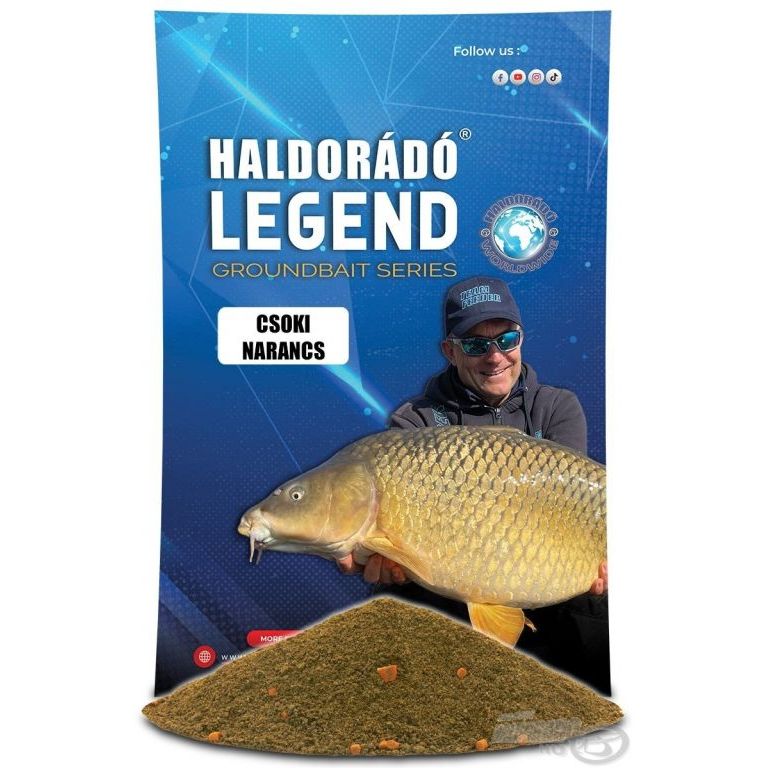 Krmivo HALDORADO Legend groundbait Čokoláda - pomaranč 800g