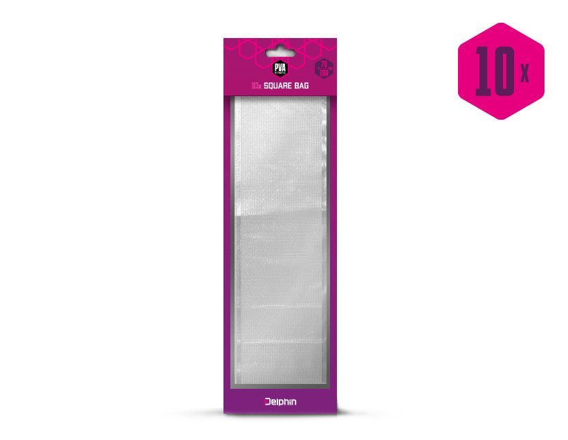 Sáčok hranatý Delphin PVA n'tastic / 10ks 120x60mm