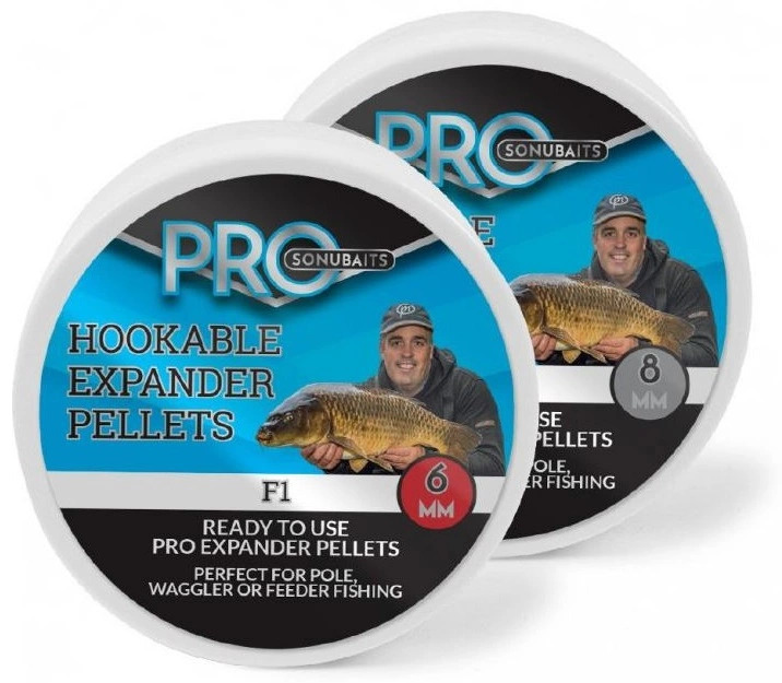 Pelety Sonubaits Hookable Expander Pellets 6mm F1 