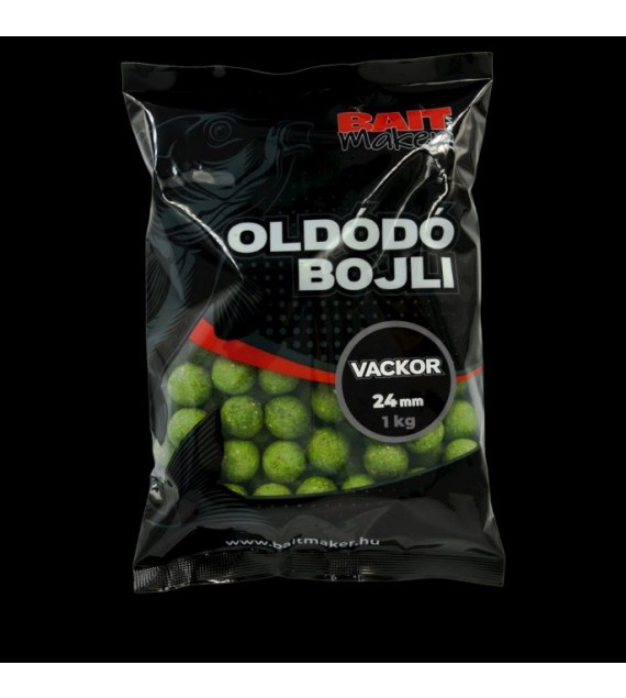 Rozpustné boilies BAIT MAKER Vackor (hruška) 1kg 24mm