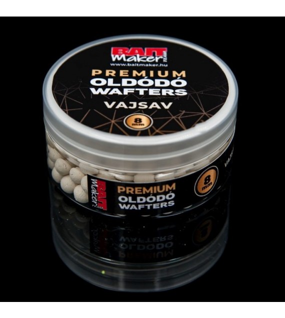 Pelety BAIT MAKER Premium Rozpustné Wafters Kyselina maslová 8mm 25g