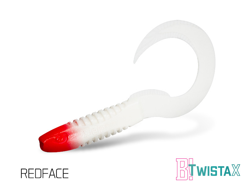 Umelá nástraha Delphin TwistaX Eeltail UVs / 5ks 15cm/REDFACE