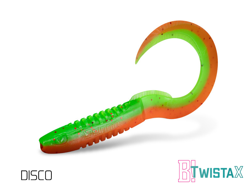 Umelá nástraha Delphin TwistaX Eeltail UVs / 5ks 15cm/DISCO