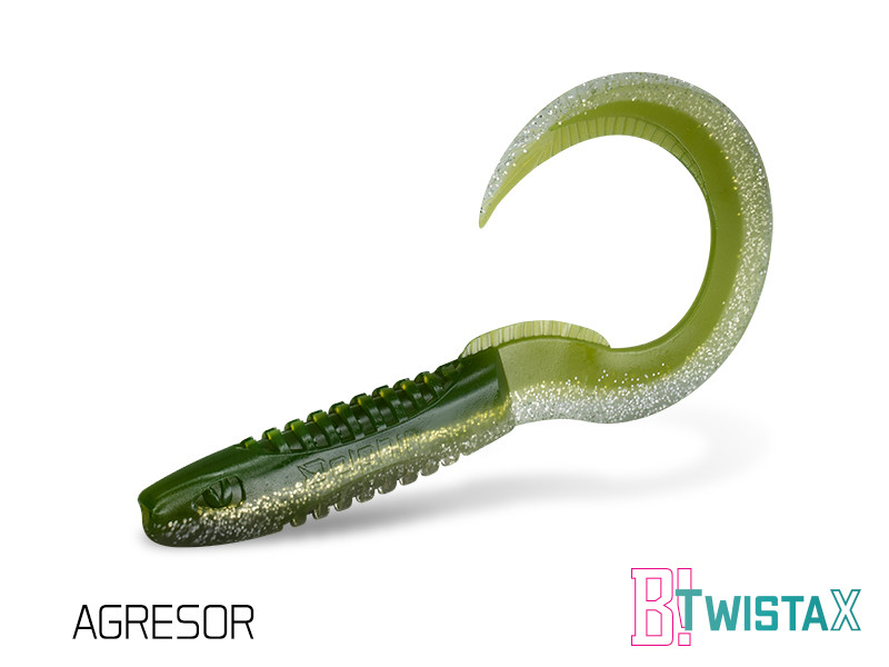 Umelá nástraha Delphin TwistaX Eeltail UVs / 5ks 6cm/AGRESOR
