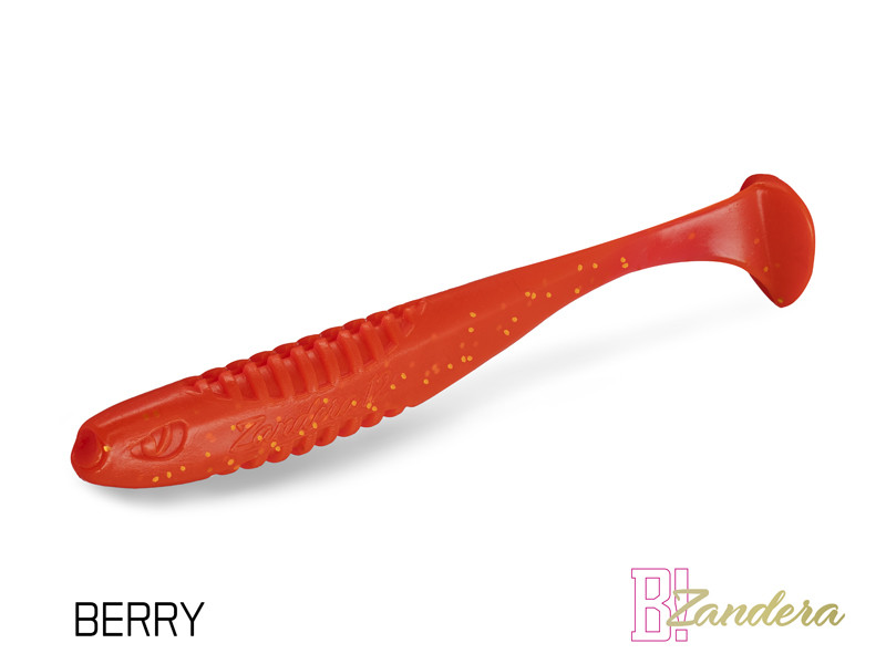 Umelá nástraha Delphin ZANDERA UVs / 5ks 15cm/BERRY