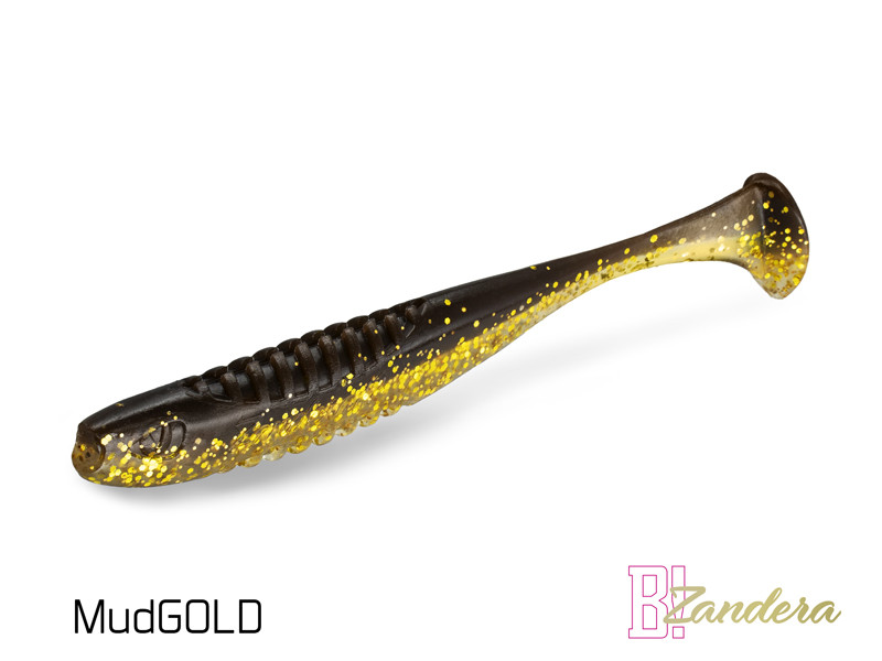 Umelá nástraha Delphin ZANDERA UVs / 5ks 15cm/MudGOLD