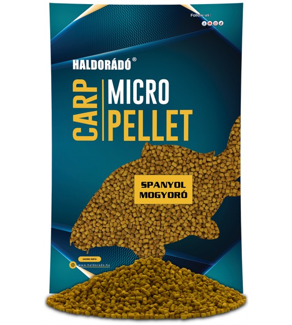 Pelety HALDORÁDÓ Carp Micro Pellet - Španielsky orech 600g