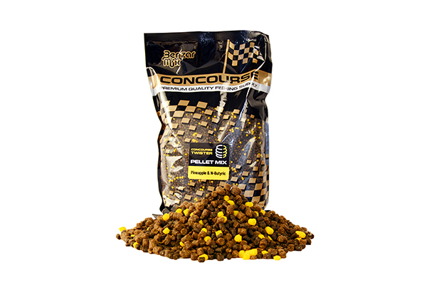 Pelety Benzár Mix Concourse Twister Pellet Mix  Ananas - Kyselina Maslová 800g