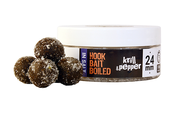 Háčikové Boilies The Big One in Salt Krill&Pepper 24mm