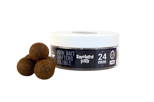 Boilies The One Hook Bait Wafters Soluble BLACK 24mm