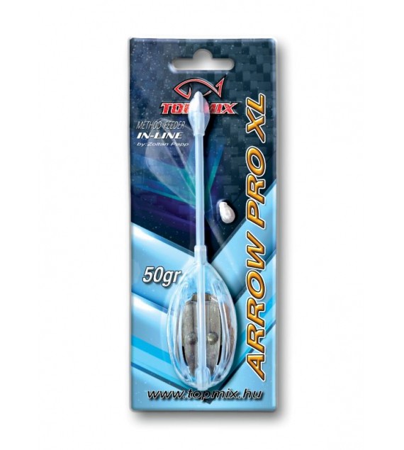 Krmítko TOP MIX Arrow Pro XL method 50g