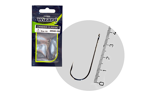 Háčik Wizard Zander Classic PRO č.1/0 4ks/bal.