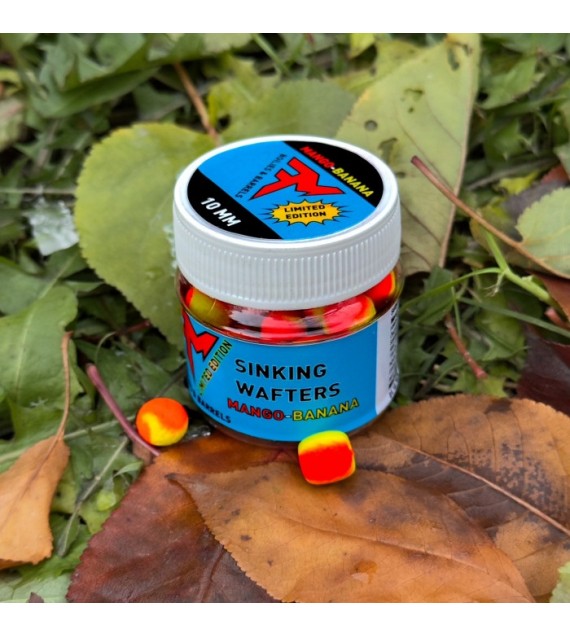Pelety Feedermánia Sinking Wafters Limited Edition Barrels 10mm Mango-Banana