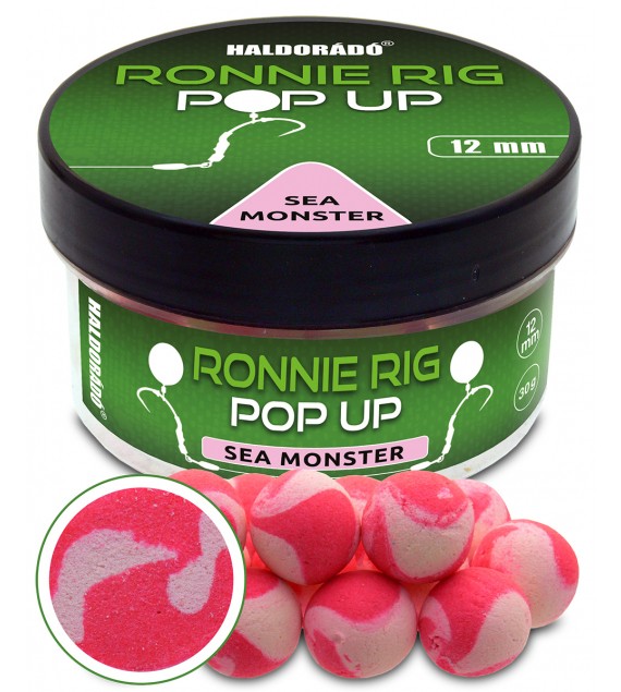 Boilies Haldorádó Ronnie Rig Pop Up - Sea Monster 12mm