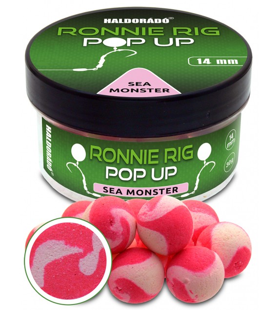 Boilies Haldorádó Ronnie Rig Pop Up - Sea Monster 14mm
