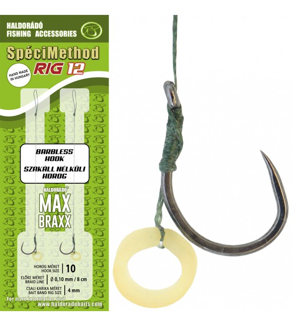 Nadväzec Haldorádó SpéciMethod Rig12 Mono Banded / 12 barbless