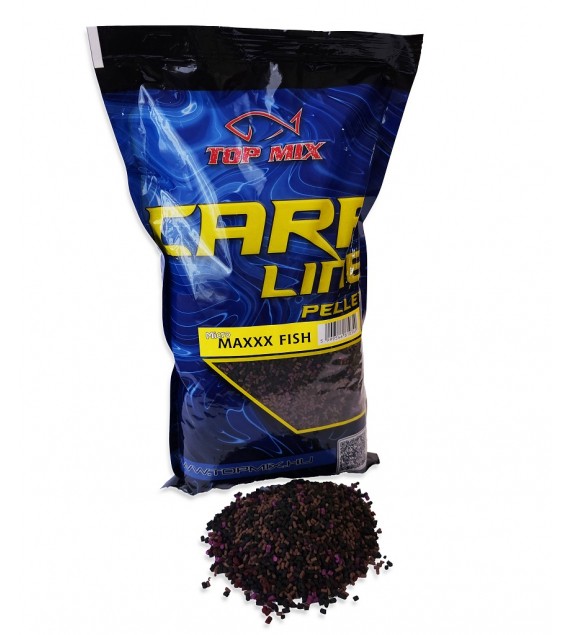 Kŕmne micro pelety TOP MIX Carp Line Maxxx Fish