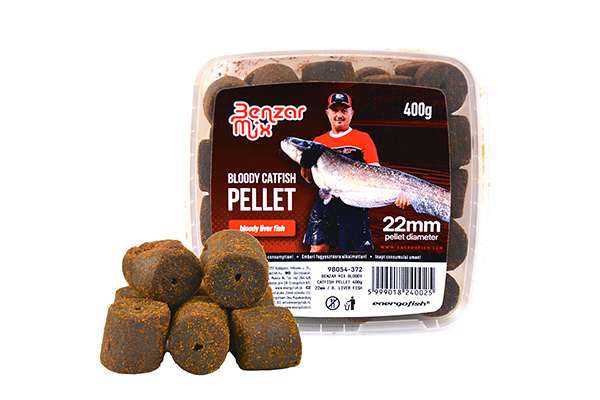 Pelety Benzár Mix Bloody Catfish Pellet Bloody pečeň 22mm 400g