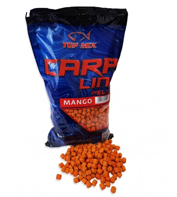 Kŕmne pelety TOP MIX Carp Line Mango 800g