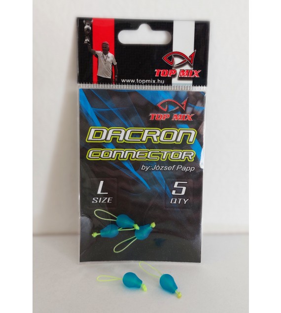 Top Mix Dacron Connector - L  5ks/bal.