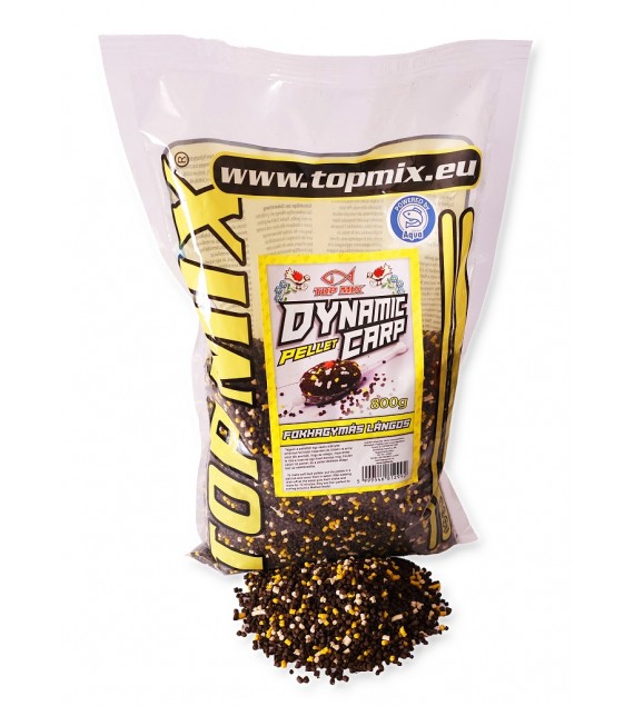 Pelety TOP MIX Dynamic Carp Cesnakový lángoš 800g