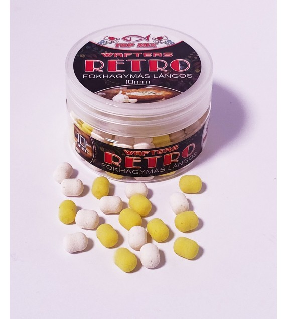 Pelety TOP MIX Retro wafters Cesnakový lángoš 10mm