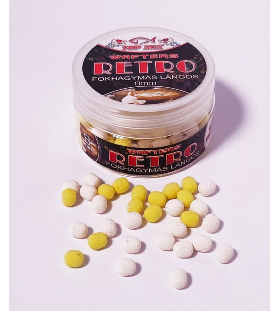Pelety TOP MIX Retro wafters Cesnakový lángoš 8mm