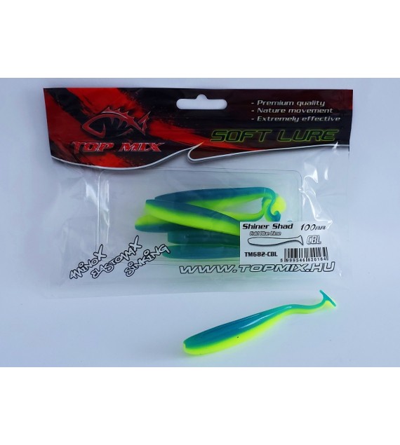 Top Mix Shiner Shad Cold Blue-Lime 100 mm