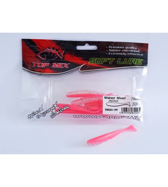 Top Mix Shiner Shad Pink Pearl 76 mm