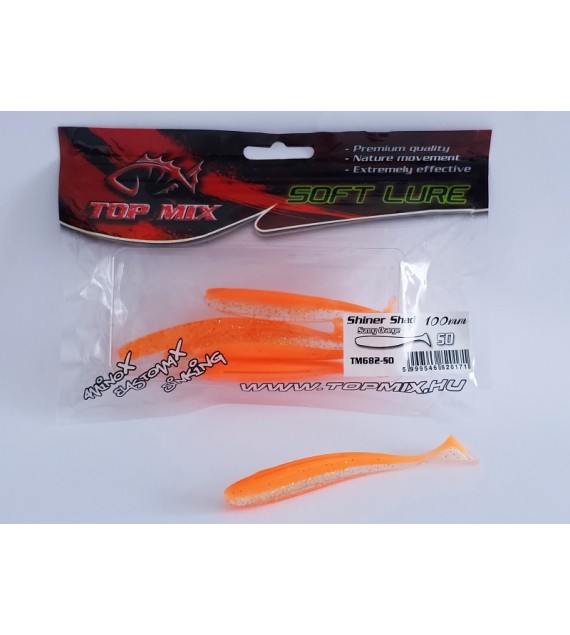 Top Mix Shiner Shad Sunny Orange 100 mm