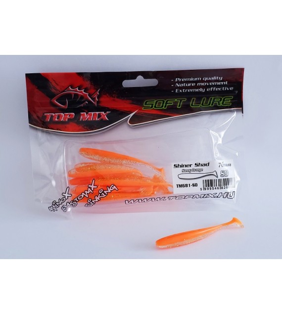 Top Mix Shiner Shad Sunny Orange 76 mm