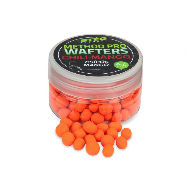 Pelety Stég Method PRO Wafters 6-7mm Chili - Mango