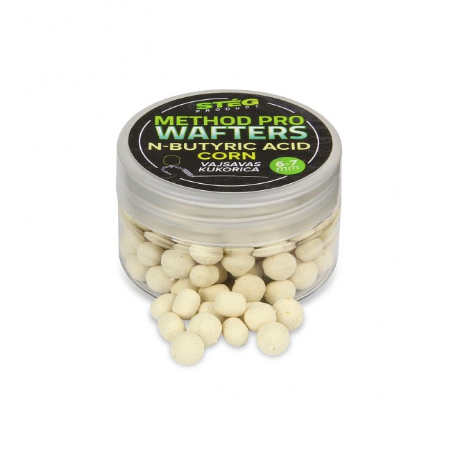 Pelety Stég Method PRO Wafters 6-7mm N-Butyric Acid - Corn