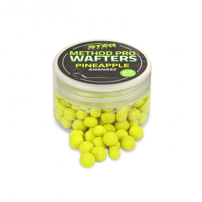 Pelety Stég Method PRO Wafters 6-7mm Pineapple