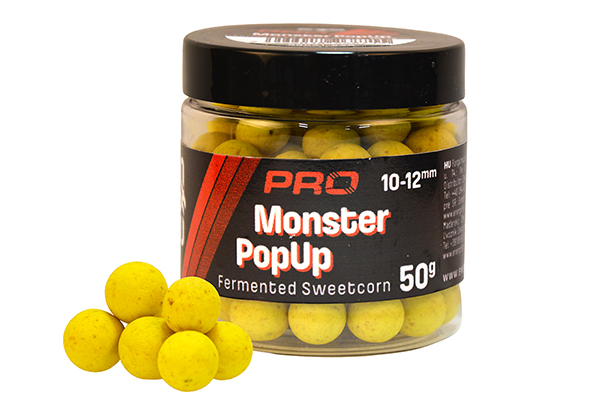 Boilies CARP EXPERT PRO Monster Pop Up Fermented Sweetcorn	10-12 mm