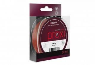 Šnúra Delphin PROXI 8 hnedá 300m 0,08mm 10,6lbs