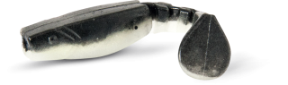 Gumená rybka L&K Warrior Shad slaný crab 7,5cm,farba 001 4ks