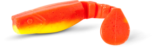 Gumená rybka L&K Warrior Shad slaný crab 7,5cm,farba 040 4ks
