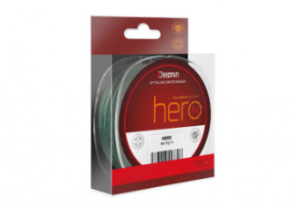 Šnúra Delphin HERO zelená 117m 0,16mm 22lbs