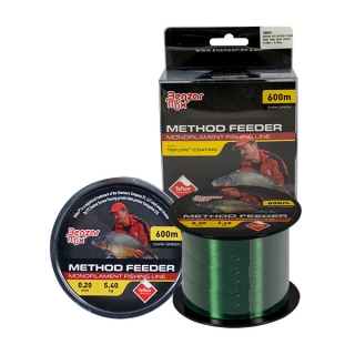 Vlasec Benzar Method Feeder Mono tmavozelený 600m 0,28mm 9,4kg