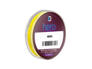 Šnúra Delphin HERO 8 / fluo žltá 0,16mm 10,50kg 15m